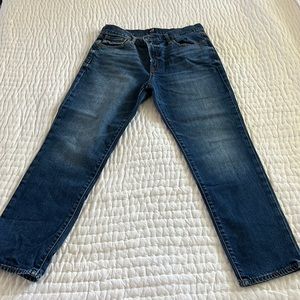 Gap best girlfriend jeans, blue, size 30 regular